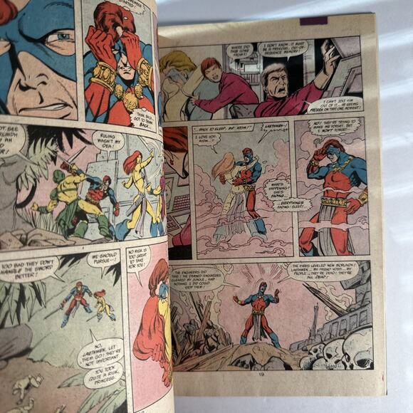 DC Comics Power Of The Atom #6 1988 Vintage Comic Book Boarded Sleeved - Picture 8 of 8